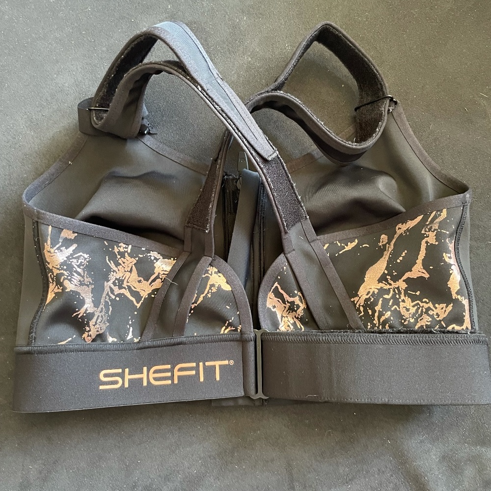 Shefit Black/Gold 2Luxe Sports Bra